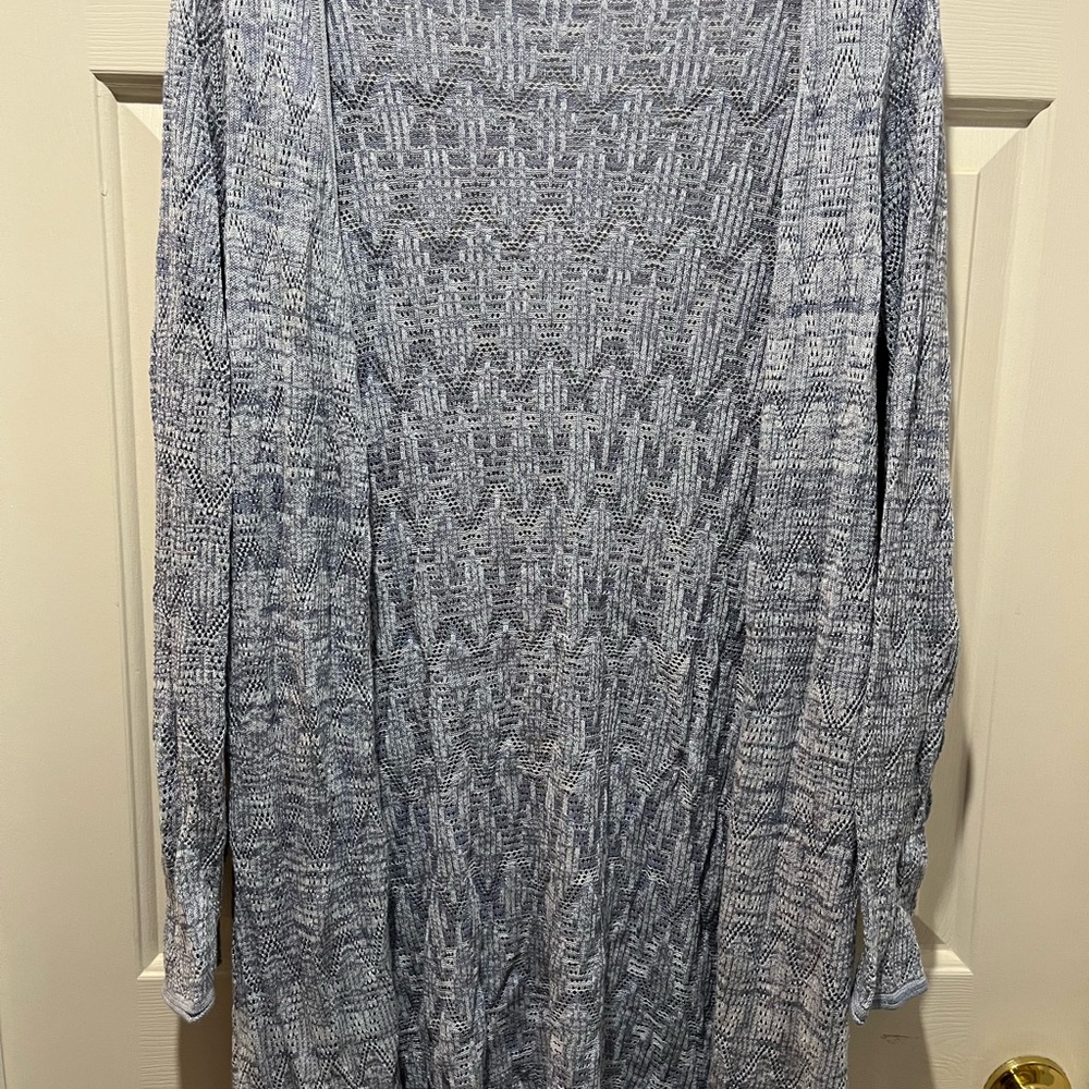 Belldini Blue Patterned Cardigan